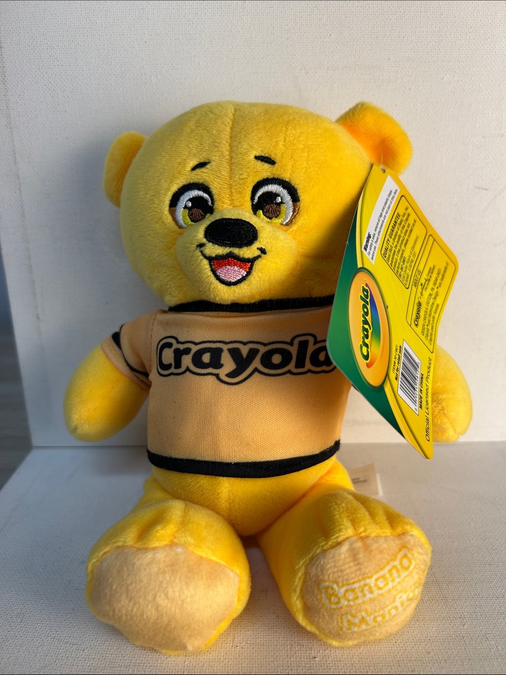 Crayola Yellow Banana Bear Plush